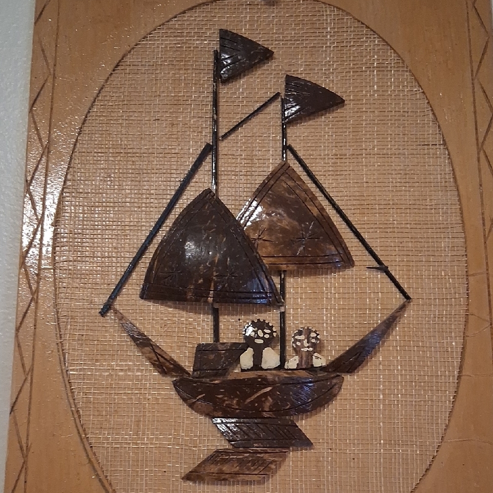 Wooden Nautical Wall Art Set